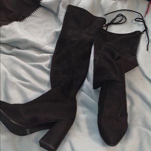 Knee High black boots